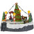 Animated and Musical Ice Skaters Christmas Scene LED Lighted Village Display - 9"