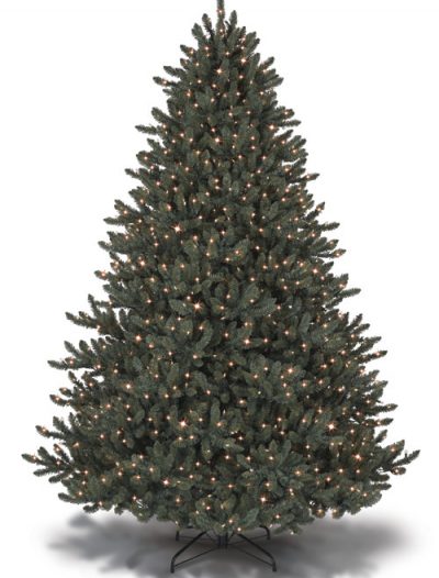 4.5' Blue Spruce Pre-lit Artificial Christmas Trees with Clear Lights (Christmas Tree)