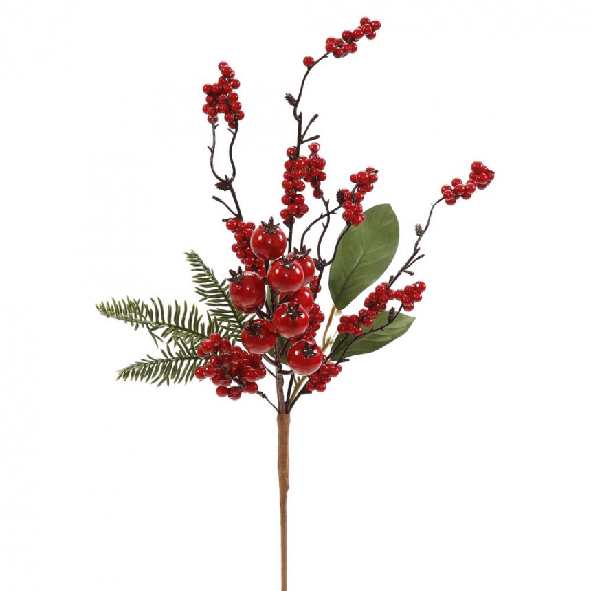 18 inch Mixed Red Mountain Berry Pine Christmas Pick For Christmas 2014