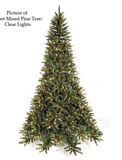 Mixed Pine Christmas Tree For Christmas 2014