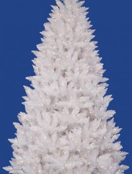 Vickerman A104186LED 9.5 ft. x 64 in. Crystal White Spr 720LED Wht (Christmas Tree)