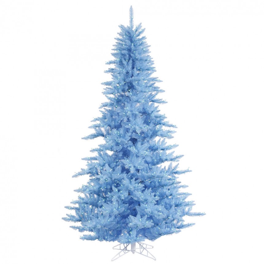 Sky Blue Fir Christmas Tree For Christmas 2014