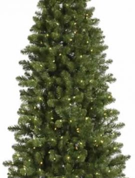 Vickerman G125076LED 7.5 ft. x 45 in. Slim Grand Teton 650WmWhtLED (Christmas Tree)