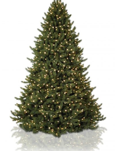 7.5' Vermont White Spruce Pre Lit Artificial Christmas Trees with Clear Lights (Christmas Tree)