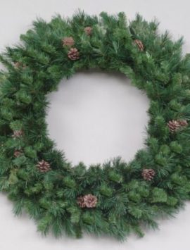 12-Foot Vickerman Cheyenne Pine Christmas Wreath with 3750 Tips (Christmas Tree)