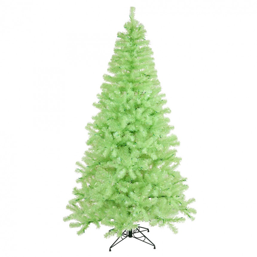 Chartreuse Christmas Tree For Christmas 2014