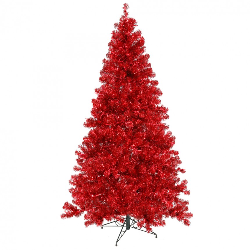 Red Christmas Tree For Christmas 2014