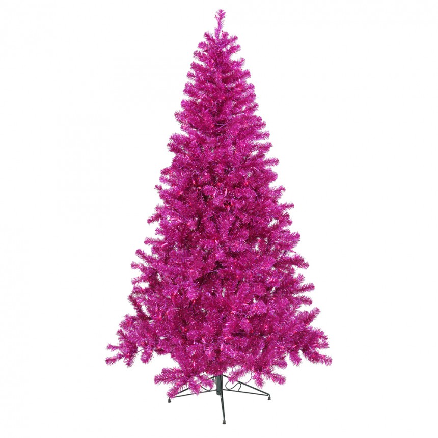 Magenta Christmas Tree For Christmas 2014