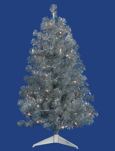 Silver Christmas Tree For Christmas 2014