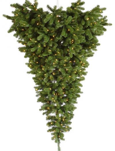 Vickerman 22037 - 6' x 61" American Upside Down 360 Warm White LED Lights Christmas Tree (A117436LED) (Christmas Tree)