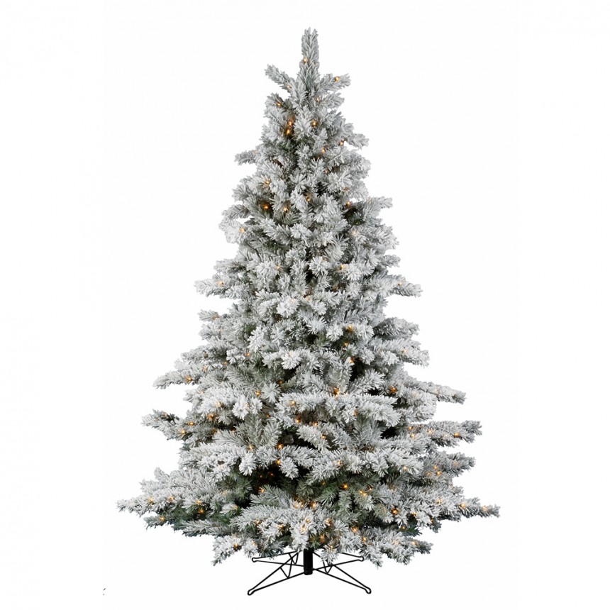 Flocked Aspen Christmas Tree For Christmas 2014