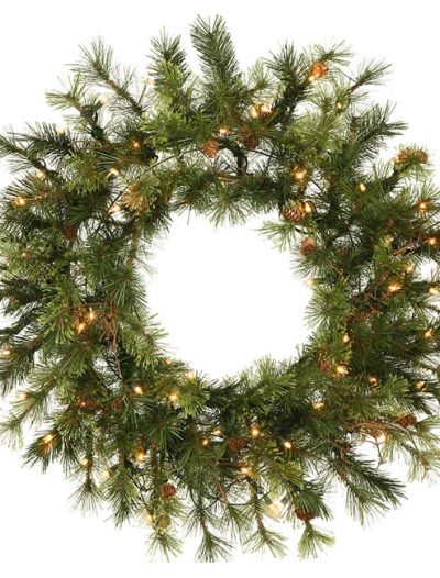 Vickerman A801831 30 Prelit Mixed Country Wreath 70CL (Christmas Tree)