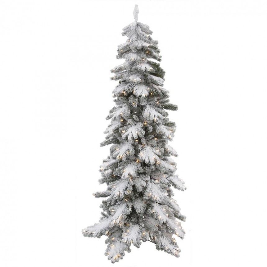 Artificial Vail Pine Flocked Christmas Tree For Christmas 2014