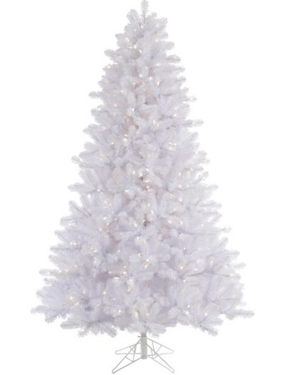 Vickerman A135746LED 4.5 ft. x 37 in. Crystal White Pine 300WmWht (Christmas Tree)
