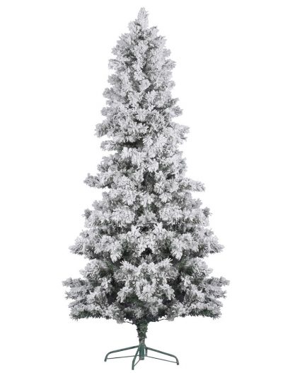 Heavy Flocked Pine Christmas Tree For Christmas 2014