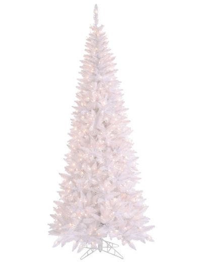 White Slim Fir Christmas Tree For Christmas 2014