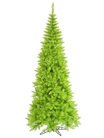 Slim Lime Fir Christmas Tree For Christmas 2014