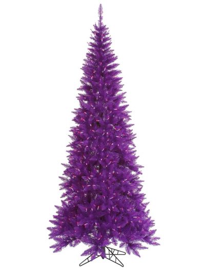 Slim Purple Fir Christmas Tree For Christmas 2014