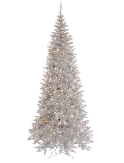 Slim Silver Fir Christmas Tree For Christmas 2014