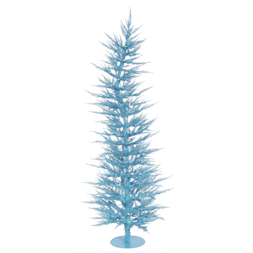 Sky Blue Laser Christmas Tree For Christmas 2014