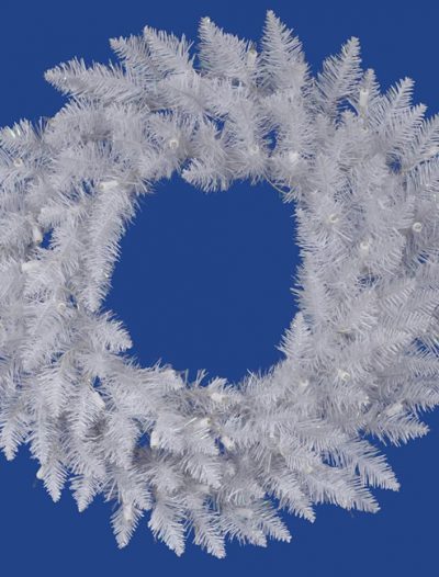 Vickerman A104236 36 in. White Spruce Wreath (Christmas Tree)