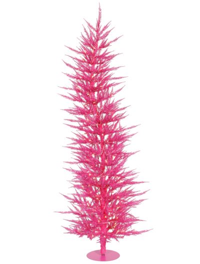 Pink Laser Christmas Tree For Christmas 2014
