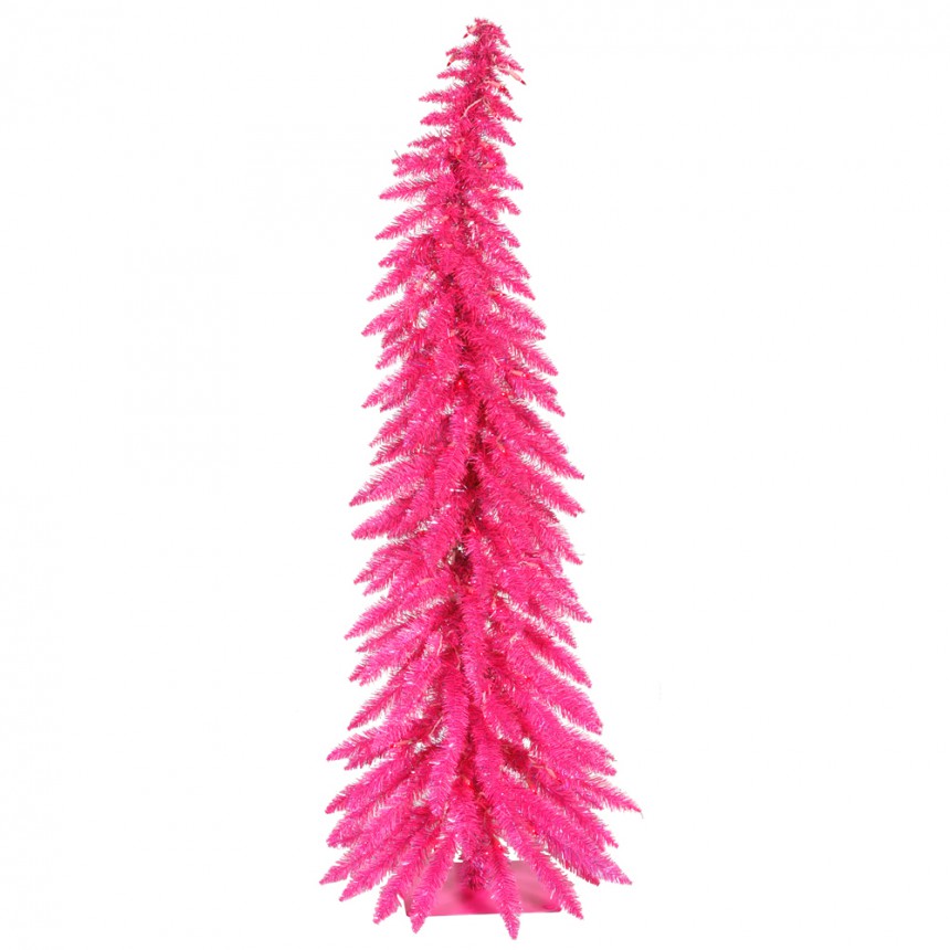 Pink Whimsical Christmas Tree For Christmas 2014