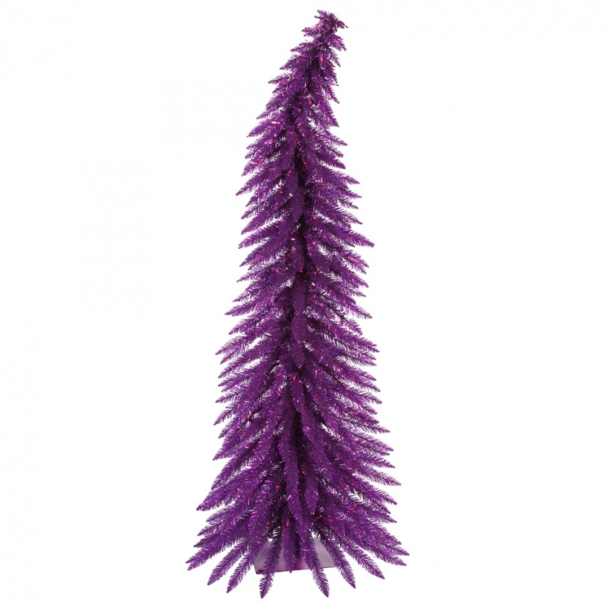 Purple Whimsical Christmas Tree For Christmas 2014