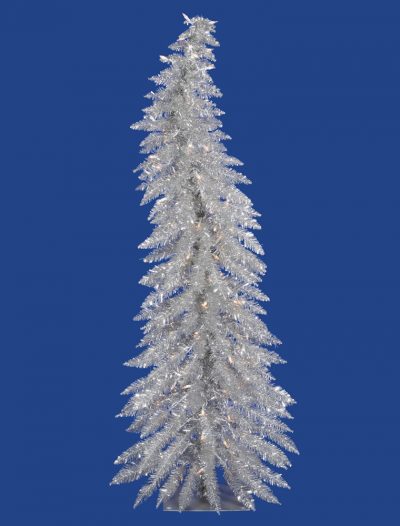 Silver Whimsical Christmas Tree For Christmas 2014