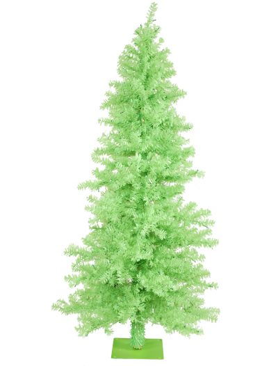 Chartreuse Wide Cut Christmas Tree For Christmas 2014