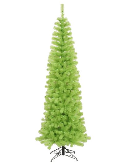 Chartreuse Pencil Christmas Tree For Christmas 2014