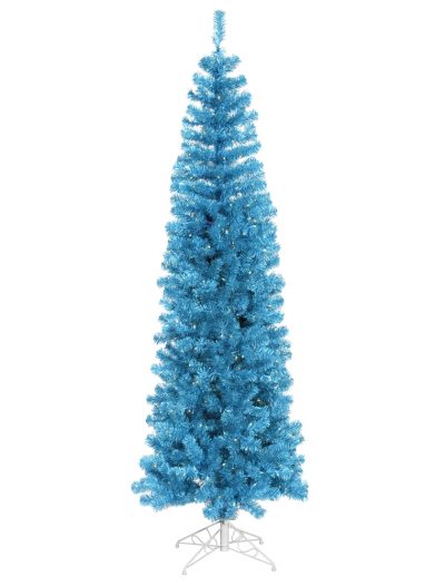 Sky Blue Pencil Christmas Tree For Christmas 2014