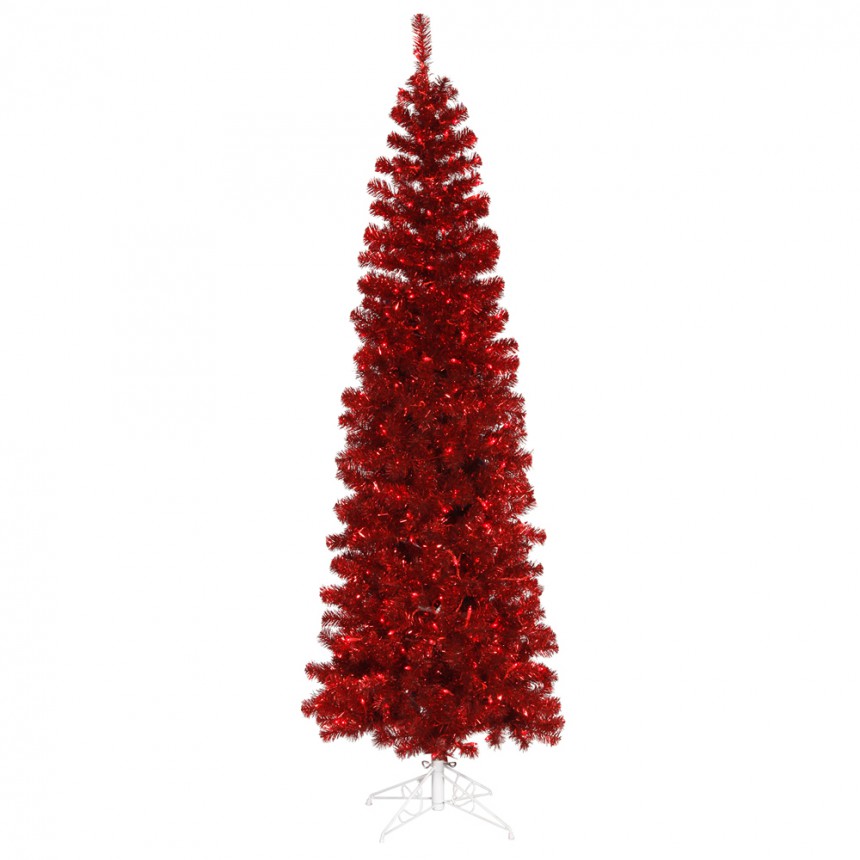 Red Pencil Christmas Tree For Christmas 2014