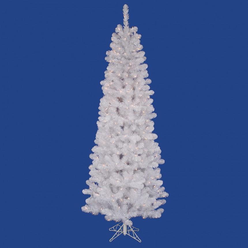 White Salem Pencil Pine Christmas Tree For Christmas 2014