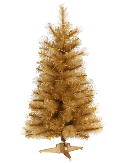 Gold Glitter Cashmere Pine Christmas Tree For Christmas 2014