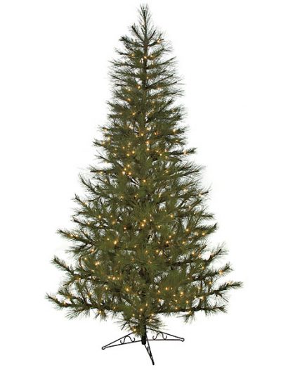 8.5 Foot Slim Japanese Red Pine Christmas Tree: Clear Lights For Christmas 2014