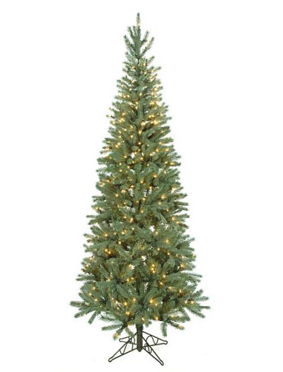 7.5 foot Slim Norway Spruce Christmas Tree: Clear Lights For Christmas 2014