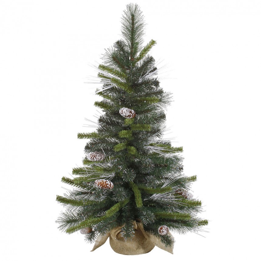 Glitter Tip Mixed Pine Christmas Tree For Christmas 2014