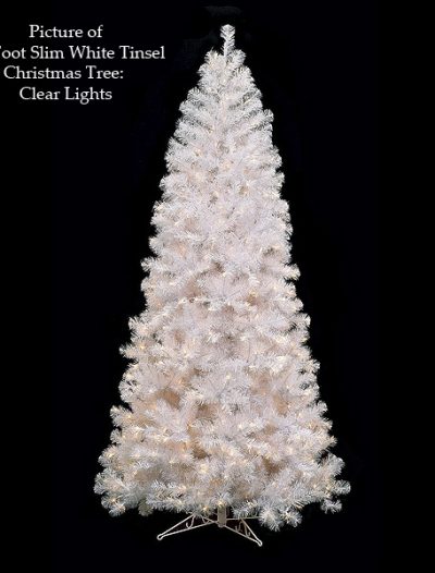 White Tinsel Christmas Tree For Christmas 2014