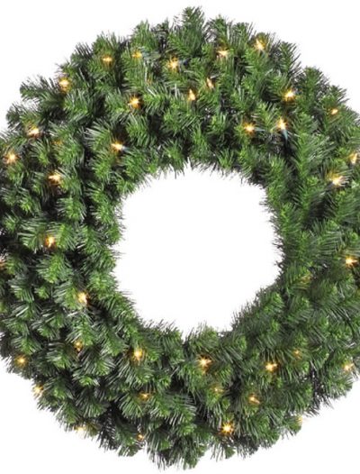 Vickerman A808836 36 in. Douglas Wreath DuraLit (Christmas Tree)