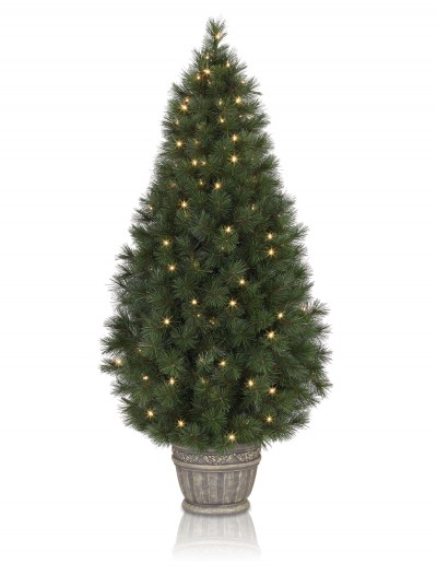 Classics 3' Potted White Pine Artificial Christmas Tree (Christmas Tree)