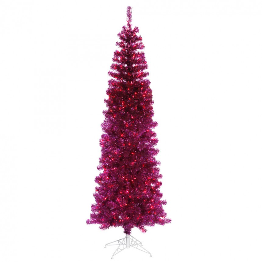 Fuchsia Pencil Christmas Tree For Christmas 2014
