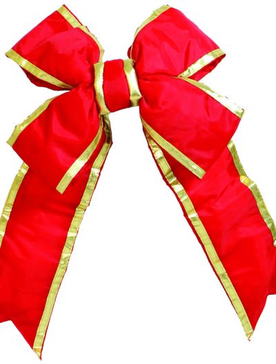 18" Red and Gold Nylon Bows (Christmas Tree)