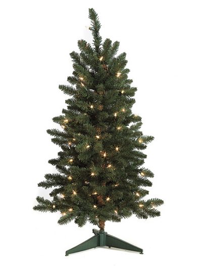 3 Foot Fir Christmas Tree: Clear Lights For Christmas 2014