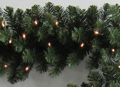 50 Foot x 14 Inch PerfectLit LED Artificial Christmas Garland