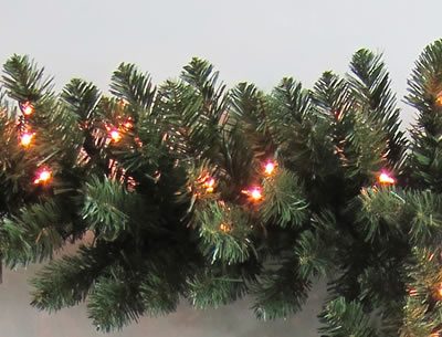 50 Foot x 14 Inch Staylit Artificial Christmas Garland