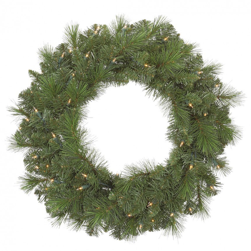 Artificial Sierra Pine Christmas Wreath For Christmas 2014
