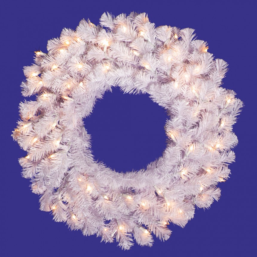 Crystal White Wreath For Christmas 2014