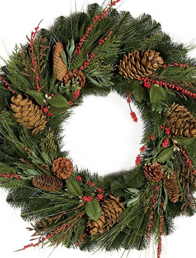 30 Inch Austrian Pine Wreath For Christmas 2014