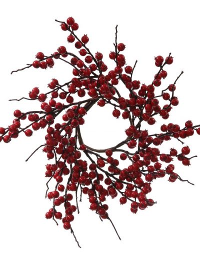 Indoor/Outdoor Artificial Christmas Berry Wreath For Christmas 2014